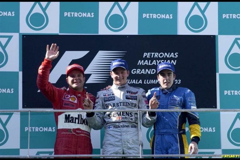 20 lat temu Fernando Alonso zdobył swoje pierwsze podium