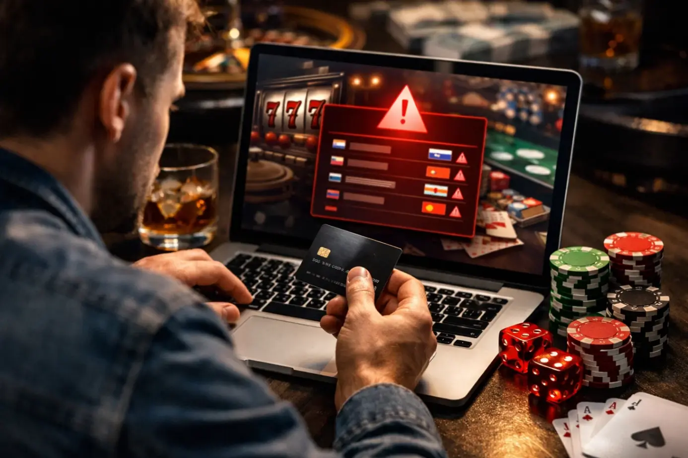 Sankcyjny screening płatności w kasynach online